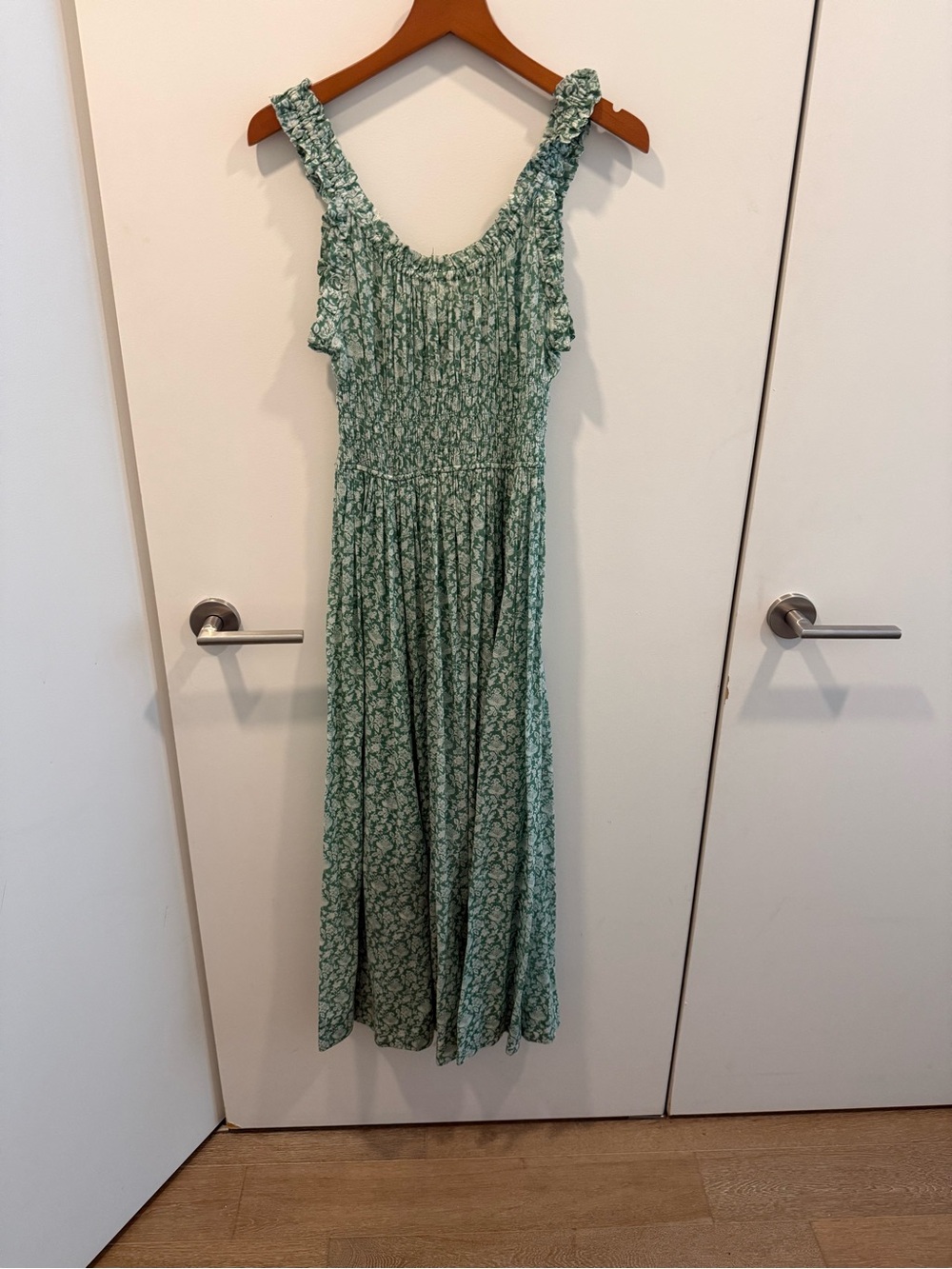 Doen emmaretta dress in peridot tea foil green XS - Picture 5 of 8